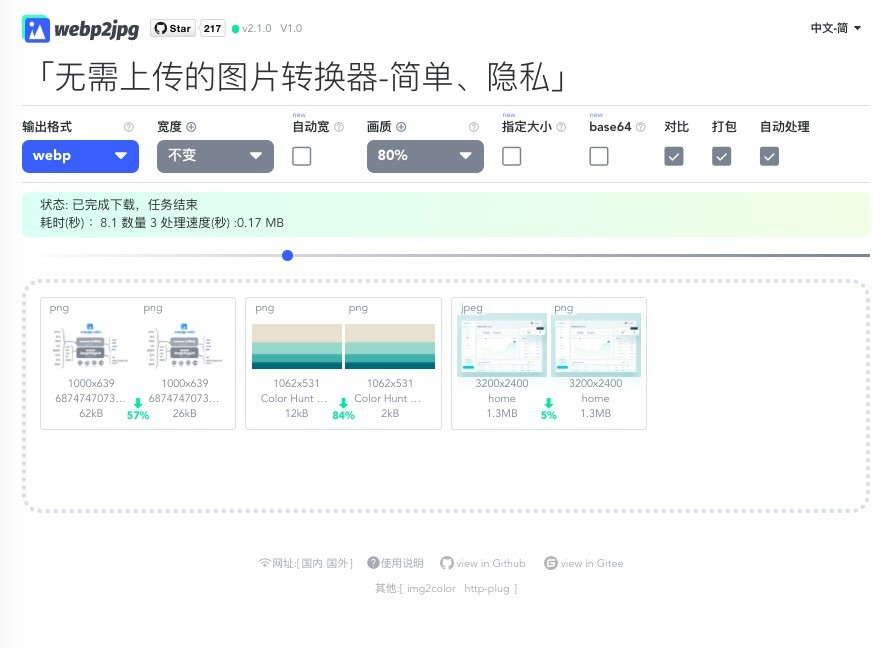 Webp2jpg图片格式转换源码